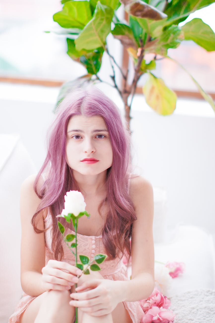 Roségold Coloration